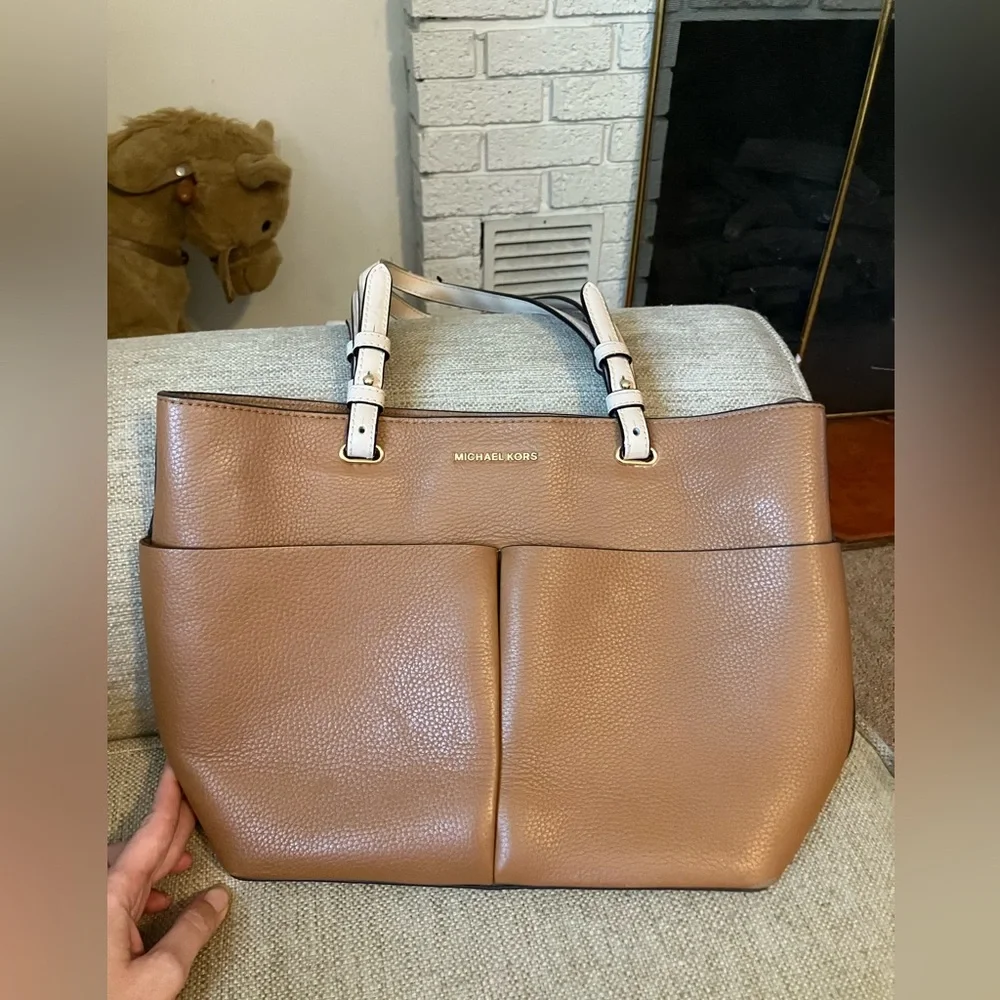Michael kors jet set Bedford pebble leather tote